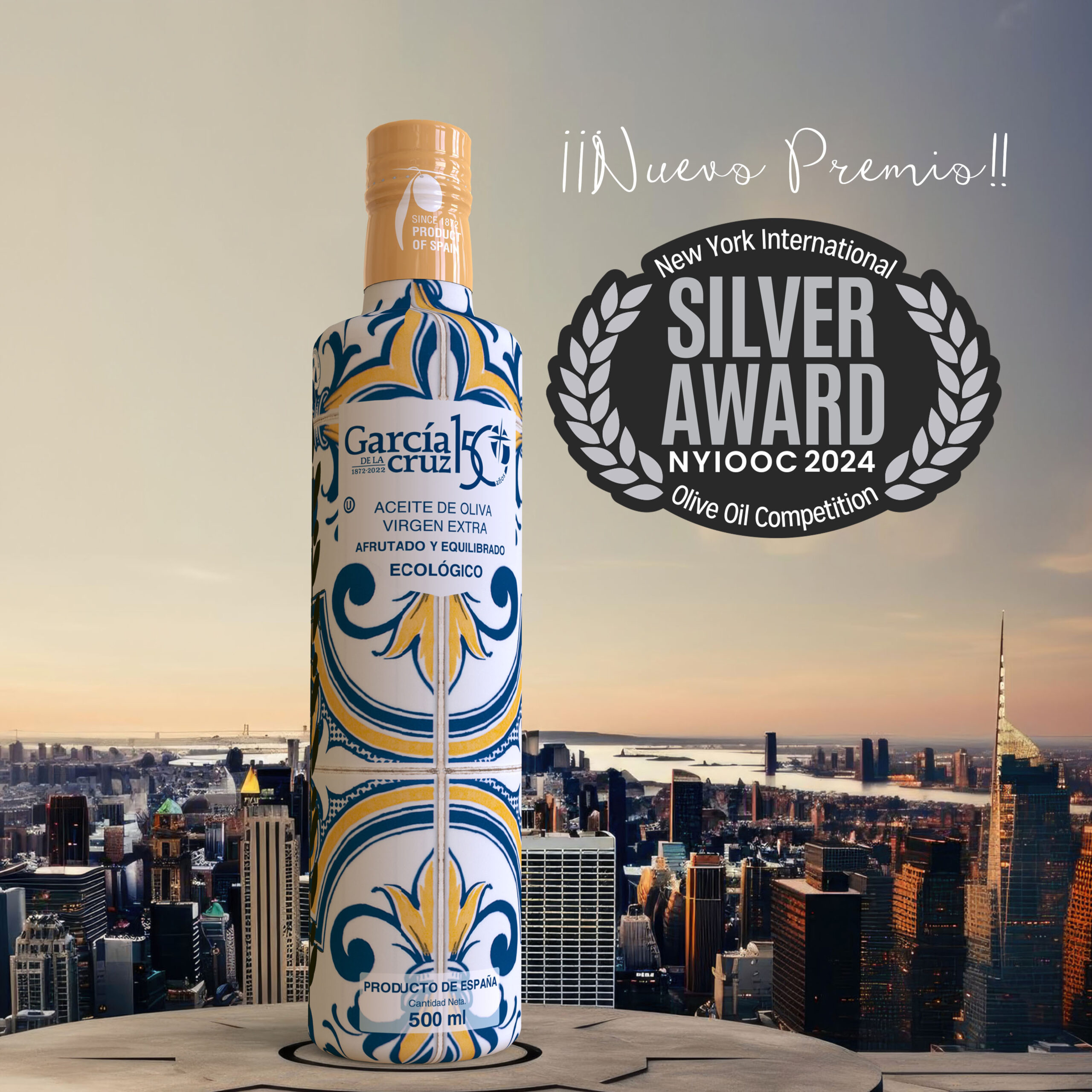 Medalla de Plata al Master Miller – NEW YORK OLIVE OIL COMPETITION